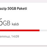 Vodafone Ek Paket İnternet Kullanımı
