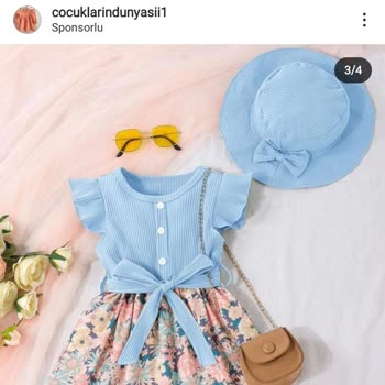 Cocuklarindunyasii1 (Instagram) Elbise Aldık Bebek Kıyafeti Geldi!