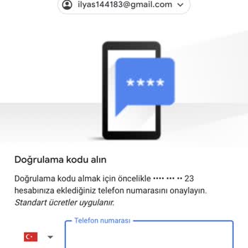 Gmail Hesabımı Numara Değişikliği İçin Kurtaramıyorum