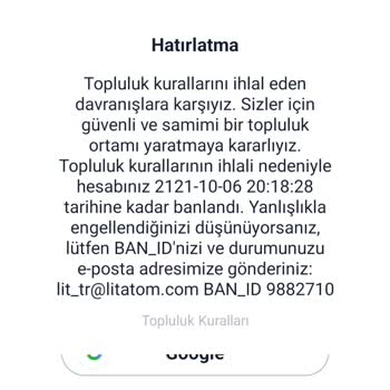 Litmatch Haksız Yere Ban Yedim