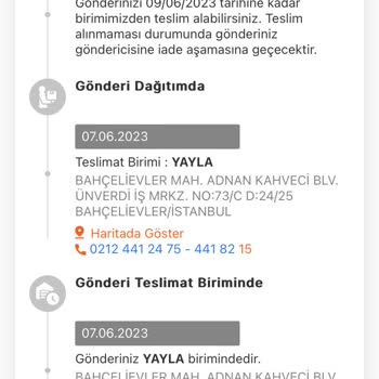 MNG Kargo Yayla Şubesi Teslimat Sorunu