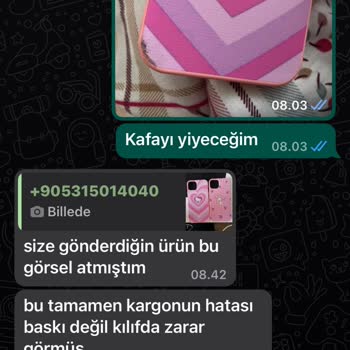 Wolf Dizayn Telefon Kılıf Hatalı