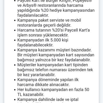 Paycell Kampanya İadesinin Yapılmaması