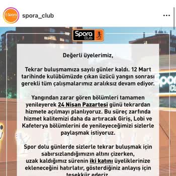 Spora Club Kulüp Üyeliğinize Eklenecek Yalanı