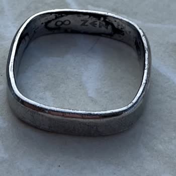 Zen Pırlanta Zen Marka Erkek Gümüş Yüzük Simsiyah Kararma