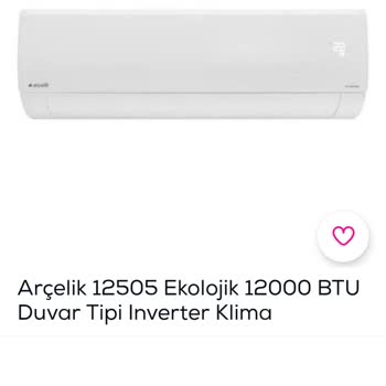 Pazarama'dan Arçelik Klima Aldım, Farklı Bir Ürün Gönderdiler