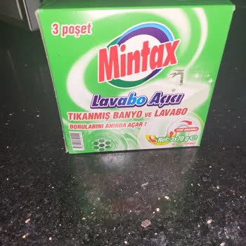 Mintax Lavabo Açıcı Her Yeri Yaktı