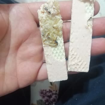 BİM Üründe Gofret Tanelerinin İçinde Plastik Parçaya Benzer Bir Şey Cıktı