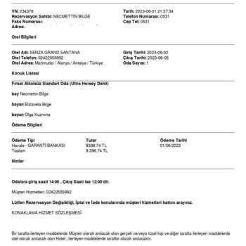 Galaxy Beach Hotel Tatilinde Yaşadığım Olumsuzluklar