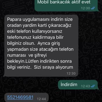 Papara İle İlgili Sorun