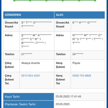 Payas Sürat Kargo Teslim Edildi Diyor Ama Teslim Edilmedi