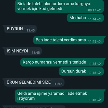 Yıldırım Nalbur Ücret İadesi Yapmıyor