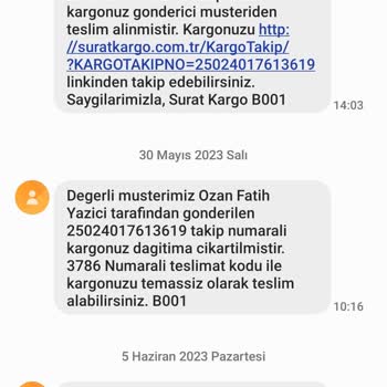 Sürat Kargo Kargonun 3 Haftada Ulaşamaması