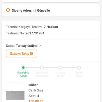 Trendyol Geciken Ürün Ve Takipsizlik