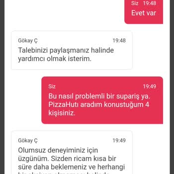 Pizza Hut'un 2 Saatte Teslim Edemediği 182 Liralık Siparişim İçin Yanlış Numara Bahanesi Uydurması