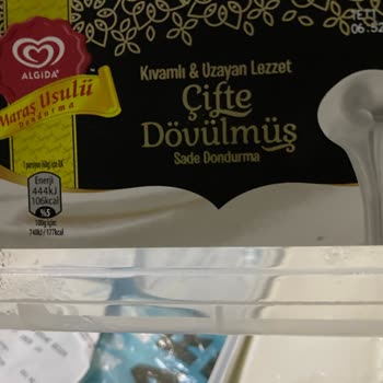 Algida Maraş Usulü Pütür Sorunu