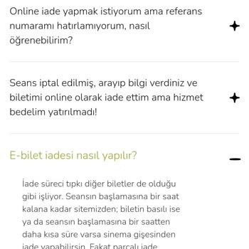 Paribu Cineverse Bilet İptali Hakkında