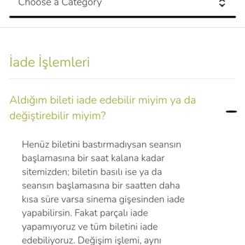 Paribu Cineverse Bilet İptali Hakkında