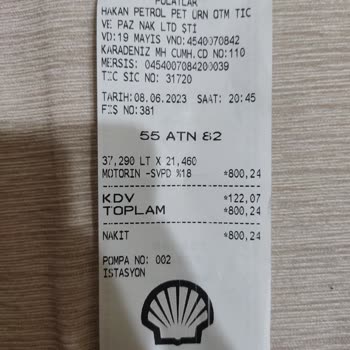 Shell Fişte Kampanya Kodu Yok