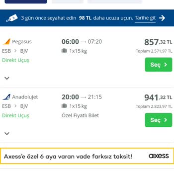 Pegasus Uçuşumu İptal Etti