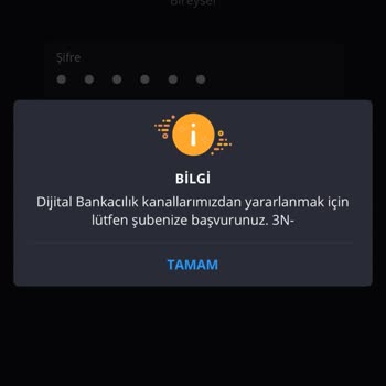 Türkiye İş Bankası Dijital Bankacılığa Giriş İçin Şubeye Gidiniz