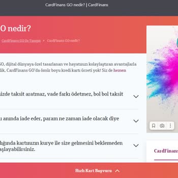 CardFinans GO Kart İçin Yıllık Üyelik Ücreti Alınması