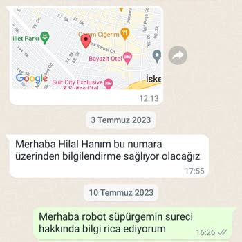 Arçelik Robot Süpürge Konuşmuyor Diye Verdim