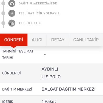 U. S. Polo Assn.  Satın Aldığım Ürünlerimi Göndermiyor!