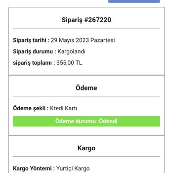 Cuwal Tesettür İki Hafta Oldu Parasını Aldığı Halde Ürünü Kargolamadı.