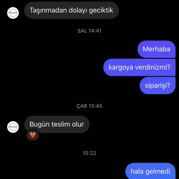 Woody Kid Store Siparişin Teslim Edilmemesi Ve Yalan Teslim Tarihleri Verilmesi