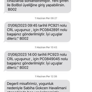 Pegasus Havayolları Tarafından Uçağa Alınmadık