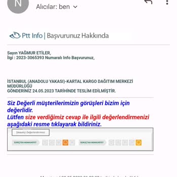PTT Kargo Teslim Edildiği Söylenen Ama Bana Teslim Edilmeyen Kargo