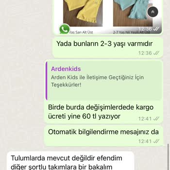 Arden Kids Sitesi İade Edileceği Sitede Yazmasına Rağmen Kabul Etmiyor