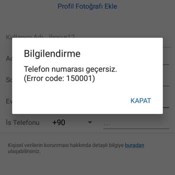 Sahibinden Hesabında Numara Yükleme Hatası
