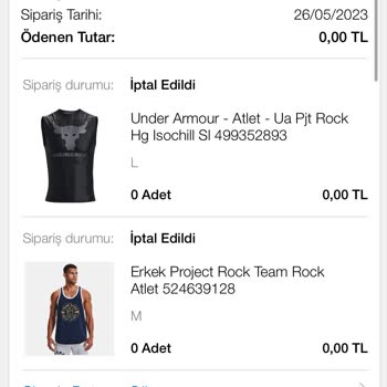 Under Armour Türkiye Paramı 20 Gün İşletti