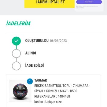 Decathlon Kusurlu Basketbol Topu