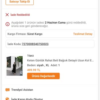 Trendyol Kargolar Karışmış