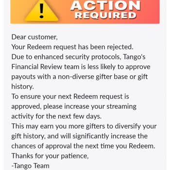 Tango Live Para Çekim Yapamıyorum