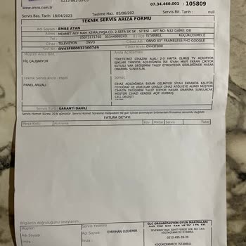 Onvo 43 İnç Android TV