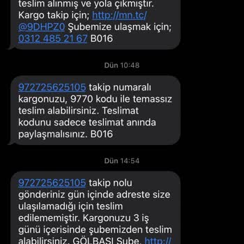 MNG Kargo Ürün Teslimatı Yapılmaması