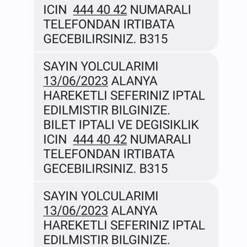 Kontur Turizmin Keyfi İptal Edilen Otobüsü