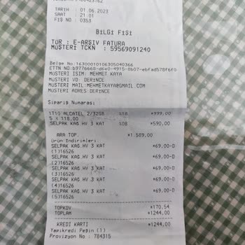 Alcatel A101 Üründen Almış Olduğum Ürünü Geri Almamaktadır.