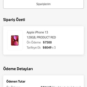 Vodafone Telefon Siparişimi İptal Etti...!