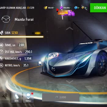 Asphalt 8 De Envantere Giremiyorum Ve Arabaları Yükseltemiyorum.