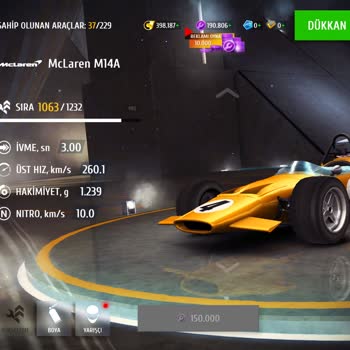 Asphalt 8 De Envantere Giremiyorum Ve Arabaları Yükseltemiyorum.