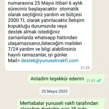 Yunuseli Vakfı Adı Altında Adıma Yapılan Bütün İşlemleri Reddediyorum