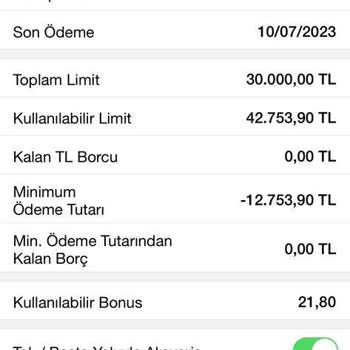 Garanti BBVA Kredi Kartıma Yatırılan Fazla Tutar Hesabıma Aktarılmıyor