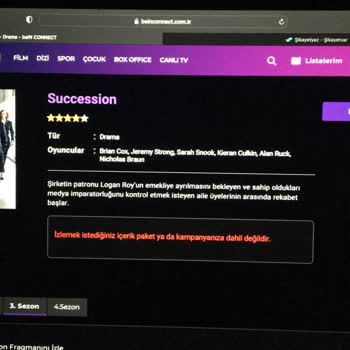 Digiturk Beın Connect Dizi İzleyemiyorum