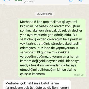 Fedbox Geç Teslimat Sorunu