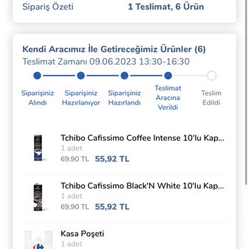 Carrefour SA "Size Getirelim" Siparişi